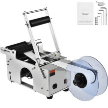 Semi-automatische etiketteermachine voor ronde flessen-Duoku-20-50 stuks/min-voor flessen met een diameter van 0,78 tot 4,72 inch