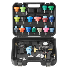 Kit de probador de presión de radiador - DUOKU - YS-01205 - 28 piezas - 0-35 psi - PA66 y aluminio