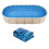 Revestimento de Piscina Oval - DUOKU - 18x33 Pés - Vinil - Acima do Solo - 48 a 54 Polegadas 1