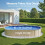 Revestimento de Piscina Oval - DUOKU - 18x33 Pés - Vinil - Acima do Solo - 48 a 54 Polegadas 4
