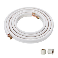 Ensemble de Mini-conduites Divisées-Duoku-7620 mm-Tubes en Cuivre de Diamètre Extérieur 6,4 et 9,5 mm-Isolation Triple Couche