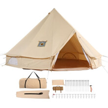Tenda Cloche - DUOKU - 7 m - 12 Pessoas - Respirável - Para Camping e Caça