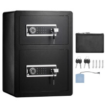 Coffre-fort - DUOKU - SS-590SM - 3,5pi³ - Serrure à Clé - Protection Anti Feu