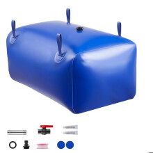Zacht Waterreservoir - DUOKU - 240 L - Vouwbaar in PVC - Ideaal voor Irrigatie - Blauw
