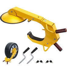 Ajuste para Rueda de Remolque-Duoku-Antirrobo Robusto-Ajustable-para Remolques de Autocaravana, Coches, Camiones y SUV-2 Piezas