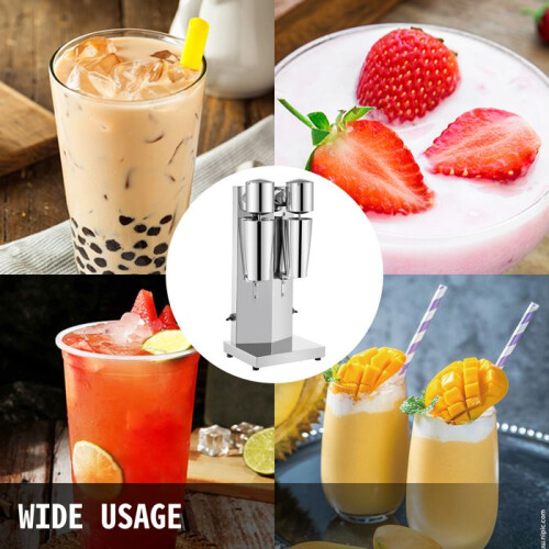 Milkshake Machine Kit - DUOKU - Elektrisch - RVS - Dubbele Kop - 180 W 1