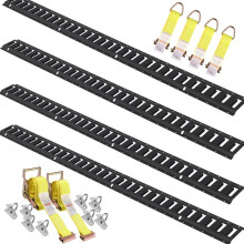 Kit di Guide di Ancoraggio - DUOKU - 5 Pezzi - Capacità 907 kg - Per Moto - Nero