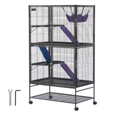 Gaiola para Furão - DUOKU - JM-XC-084 - 164 cm - 4 Níveis - Espaçosa e Fácil de Montar