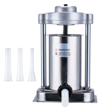 Prensador de Salchichas Manual-Duoku-2 L-Vertical-Acero Inoxidable 304-con Pinza