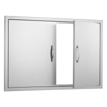 Puerta de acceso - DUOKU - BH-020 - Acero Inoxidable - 990 x 660 mm - Peso 6,8 kg
