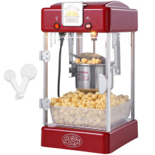 Máquina de Palomitas - DUOKU - Kettle Popper - 300 W - 2,5 oz - Rojo