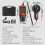 Draagbare Anemometer Split-Duoku-14-140-Digitale Windsnelheidsmeter, CFM Meter met LED Achtergrondverlichting 2