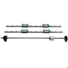 Conjunto de Trilhos Lineares-Duoku-2 Peças HGR20-1500 mm e 1 Peça RM1605-1500 mm-para Roteadores CNC, Torno, Fresadoras DIY
