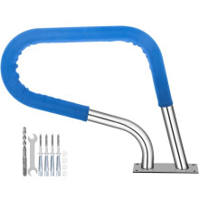 Maniglione per piscina - DUOKU - 81,2 x 58,4 cm - Acciaio inossidabile 304 - Capacità 115 kg - Argento