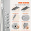 Panneau de Douche - DUOKU - 8015FL - Acier Inoxydable - 4 Modes - 5 Jets de Massage 6
