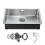Fregadero de Cocina - DUOKU - U704319RS0 - Acero Inoxidable 304 - 70 cm - 1 Bac Rectangular 1