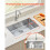 Fregadero de Cocina - DUOKU - U704319RS0 - Acero Inoxidable 304 - 70 cm - 1 Bac Rectangular 3
