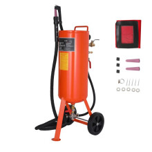 Sableadora Robusta-Duoku-37 L-Depósito de Arenado Abrasivo Portátil de Alta Presión de 60 a 110 PSI