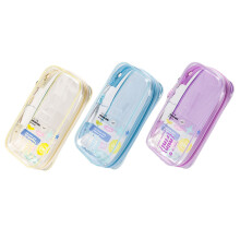 Doorzichtige PVC etui, grote potloodorganisatortas,-1