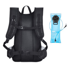 Sac à Dos d'hydratation - DUOKU - Isotherme 15 L - Poche à Eau TPU 3 L - Imperméable - Noir/Gris