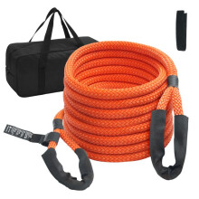 Corda de Reboque Cinética-Duoku-1" x 30' 38 000 lb-Corda Elástica a 30% para Jeep, Caminhão, SUV, ATV, UTV, Trator