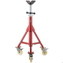 Stützständer für Rohre - DUOKU - VV-P-1107AV - Verstellbar 28–52" - Tragfähigkeit 400 kg - V-Kopf mit Rollen