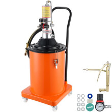 Pompe à Graisse-Duoku-5 Gallons 20 L-Fonctionnement Pneumatique-Tuyau de 13 Pieds et Pistolet à Graisse-Portable
