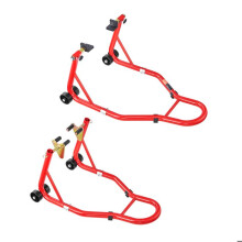 Voor- en Achtersteun voor Moto-Duoku - Laadcapaciteit 385,6 kg - met Dubbele Voorvork en Achtersteun in U+L, Swingarm