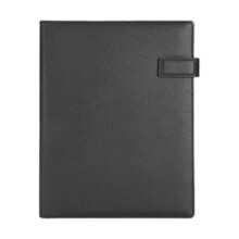 Leren documentorganizer Leren conferentiemap met-Zwart