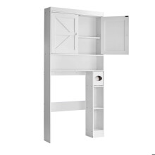 Wc-opbergmeubel - DUOKU - Kast boven het toilet - 3 compartimenten - Hout - 171,3 cm