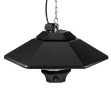 Hangende Terrasverwarming - DUOKU - SHL-2000BR - 2000 W Infrarood - Afstandsbediening - IP34