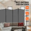 División - DUOKU - Pantalla Plegable - 4 Paneles - Gris - Interior 3