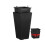 Vasi - DUOKU - Set di 2 - 55 cm - Neri - Design Moderno - Drenaggio Integrato 1