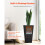Vasi - DUOKU - Set di 2 - 55 cm - Neri - Design Moderno - Drenaggio Integrato 5