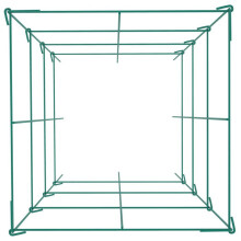 Gaiolas para tomates - DUOKU - VV-KZDFQJ14.6X39LS6Z - Aço revestido em PVC - 6 peças - Verde