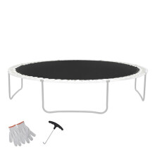 Trampolinehoes - DUOKU - 14 Voet - UV-bestendig - Duurzame V-ringen - Veerhulpmiddel