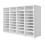Organiseur de Documents - DUOKU - KLFC-20 - 36 Compartiments - Bois Blanc - Réglable 25-55 mm 1