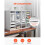 Organiseur de Documents - DUOKU - KLFC-20 - 36 Compartiments - Bois Blanc - Réglable 25-55 mm 5