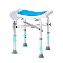 Sedia da Doccia Regolabile in Altezza-Duoku-Capacità 226,8 kg-Supporto per Barra Trasversale-Sgabello da Bagno Antiscivolo