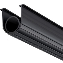 Türdichtungen - DUOKU - JN-20FT - Schwarzes Gummi - 6 m - U-Form Dichtung