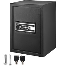 Coffre-fort - DUOKU - 2,1 pieds cubes - Serrure Digitale et Biométrique - Ignifuge - Noir