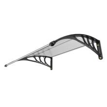 Dosel de Puerta y Ventana - DUOKU - 40" x 40" - Policarbonato UPF 50+ - Resistente a los UV - Impermeable Nivel 4