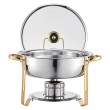 Calientaplato - DUOKU - HZ-831B - 4 Piezas - Acero Inoxidable - 4,6 L