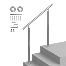 Rampas para Escaleras Exteriores - DUOKU - SSH-1S-100-0 - Acero Inoxidable - 39,4 in - Altura Ajustable