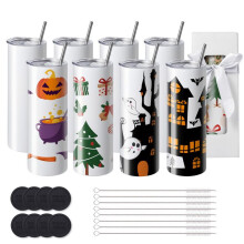 Gobelet à Sublimation - DUOKU - HH-20OZ08 - Acier Inoxydable - 20 ml - Lot de 8 pièces