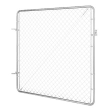 Puerta de cierre - DUOKU - Ajustable - Acero Galvanizado - 178 x 183 cm - Manual