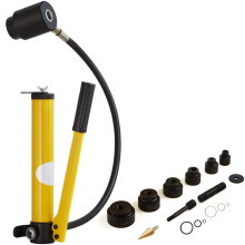 Kit de Punções Hidráulicos-Duoku-10 Toneladas-Conjunto de Corte-furos para Condutos de 1/2" a 2"-kit de Ferramentas KO 6 Peças