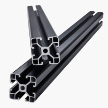 Perfiles de Extrusión de Aluminio 2040-Duoku-Lote de 4-Riel Lineal Anodizado Normativa Europea con Ranura en T de 1000 mm