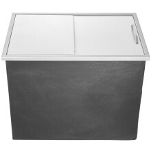 Sisäänrakennettava Jääkaappi-Duoku-27"L x 18"W x 21"H-Ruostumaton Teräs-Kaupallinen 40,9 qt Jäähdyttimeksi