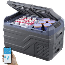 Réfrigérateur de Voiture-Duoku-25 L-Congélateur Portable 12 Volts- Double Zone-Réglable -4 à 68